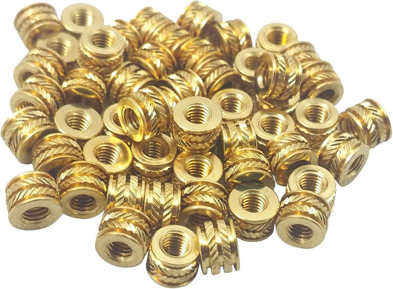 initeq Store [] Qty 100 M4-0.7 Threaded Heat Set Inserts for 3D Printing - Image 1